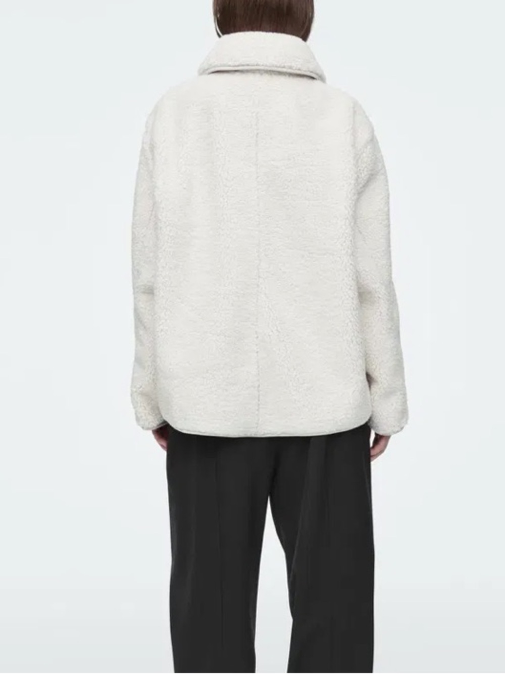COS Collared Faux Shearling Jacket - Picture 2 of 11